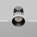 Встраиваемый светильник под гипсокартон Maytoni Dip DL121-15W-4K-TRS-B (LED, 220V, круглые)