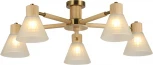 Потолочная люстра на штанге Arte Lamp A4096PL-5BR Meleph (220V)
