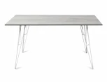 Обеденный стол из HPL 150х80см, цвет светло-серый 4SIS Руссо RC0404-150-80-SHT-TU10