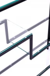 Консольный стол AllConsoles 1012-CB clear черный муар