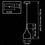 Подвесной светильник Lightstar Pentola 803030 (220V, на проводе, бокалы)