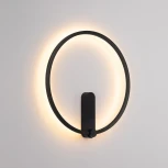 Настенный светильник LED SP-VINCI-RING-R400-13W Warm3000 (BK, 110 deg, 230V) (Arlight, IP20 Металл) 036506