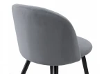 Стул Woodville на металлокаркасе Gabi 1 gray / black 15110