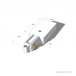 Коннектор питания для трека Black RAUMBERG KTK1CBk (220V)