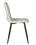 Стул обеденный CHILLY (Кремовый Holland 05, основание черное)