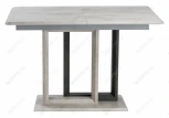 Стол на тумбе Woodville Санса 120 камень светлый / камень темный 462111