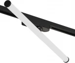 Трековый светильник однофазный 220V Denkirs Strom DK6648-BK (LED)