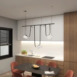 Комплект ременной трековой системы Belty на штанге Rod Denkirs Belty Set DK55SET05-02-DG (LED, 48V)