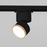 Трековый светильник Elektrostandard Impact 85514/01 чёрный матовый/золото 10W 4200K однофазный (LED, 220V, круглые)