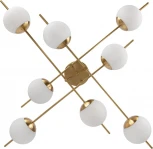 Потолочная люстра на штанге Damask FR5205PL-08BS (220V, шарики)