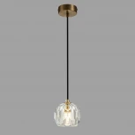 Подвесной светильник Belfast Clifton D3315-1 GL CL (220V, на проводе, шар)