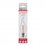 Лампочка светодиодная филаментная прозрачная свеча на ветру E14 5W Thomson Tail Candle TH-B2335