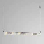 Подвесной светильник Lumion Toronto 8258/6 серебро/прозрачный, металл/стекло G9 6*20W 220V (на тросе)