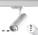 Трековый светильник Novotech Nail 359030 (регулировка яркости, LED, 220V, круглые)
