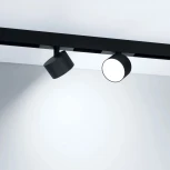 Трековый светильник магнитный MAG-ORIENT-RONDO-R90-9W Day4000-MIX (BK, 110 deg, 48V, TUYA Zigbee) (Arlight, IP20 Металл) 047147 (LED, управление смартфоном, умный дом - Tuya Smart)