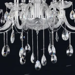 Подвесная люстра Omnilux Valledoria OML-70203-08 (220V, подвески, на цепи, подсвечник, свеча)