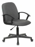 Кресло Бюрократ CH-808-LOW серый 3C1 низк.спин. крестовина пластик