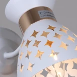 Бра с выключателем Reluce 01579-3.2-01 WH+FGD (220V)