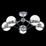 Потолочная люстра Freya Silvia FR5009CL-05CH (220V, шарики, молекулы)
