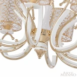 Подвесная люстра Arte Milano Florentia-1237 301237/8 Wh/Gd (220V, на цепи)
