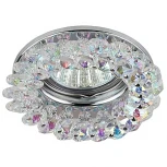 Встраиваемый точечный светильник Эра DK16 CH/PR (220V, круглые)