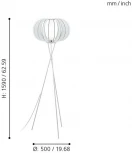 Торшер на треноге Eglo Stellato 2 95612 (220V, выключатель)