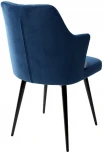 Стул HERMAN 360 град. СИНИЙ #29, велюр / черный каркас M-City 461MC04749