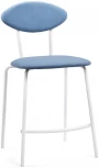 Полубарный стул Woodville Коумо катания дасти блю / белый матовый 516476