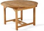 Стол круглый раздвижной Nairobi (Массив тика/Бежевый) ОГОГО Обстановочка! арт.889243