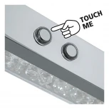 Подвесной линейный светодиодный светильник с диммером Eglo Cardito 1 93625