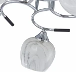 Потолочная люстра на штанге Arte Milano AMALFI-327985 327985/5 CR+BK (220V)