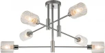 Потолочная люстра ярусная на штанге Escada Reflex 1140/6P E14*40W Silver/Chrome (220V)