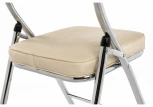 Обеденный стул на металлокаркасе Woodville Chair раскладной бежевый 11071