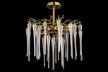Потолочная люстра на штанге Dio D`arte Tavenna Antigue Tavenna H 1.3.46.101 A (220V, хрусталь)