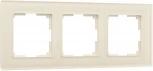 Рамка на 3 поста Favorit (молочный, стекло) Werkel W0031141 (a058815)