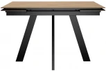 Стол DikLine DM120 Дуб галифакс,опоры черные