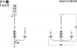 Подвесная люстра Attic SLE1117-203-05 Evoluce