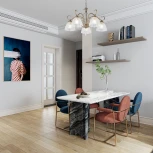 Подвесная люстра Arte Milano Amalfi-8656 338656/5 AB (220V, подвески, на цепи)