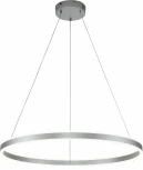 Подвесной светильник Galass V000018L (14001/1P Silver) (LED, 220V, пульт управления, на тросе, кольцо)