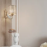 Бра Arte Milano Florentia-3387 303387/1W Wh/Gd (220V)