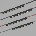 Трековый светильник Downlight 48V Denkirs Belty Grill DK5572-BK (LED)