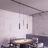 Трековый светильник светодиодный LGD-PIPE-TRACK-HANG-2TR-R50-9W Day4000 (GD, 40 deg, 230V) (Arlight, IP20 Металл, 3 года) 037432