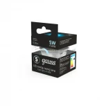 Лампочка светодиодная GU5.3 5 Вт 530 lm 4100K нейтральное белое свечение Gauss 101505205