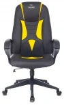Кресло игровое Zombie 8 черный/желтый эко.кожа крестовина пластик