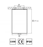 Накладной точечный светильник Lightstar Rullo 214497 (220V)