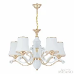 Подвесная люстра Arte Milano Florentia-3987 303987/5 Wh/Gd (220V, на цепи)