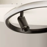 Потолочный светильник круглый со спотами De City Драйв 377015004 (регулировка яркости, LED, 220V, пульт управления)