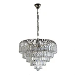 Подвесная люстра каскадная Arti Lampadari Sabina E 1.5.46.100 N (220V, хрусталь, на цепи)