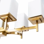 Потолочная люстра на штанге Divinare Fawaris 4504/17 LM-6 (220V, куб)