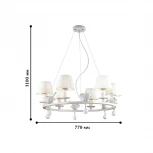 Подвесная люстра Favourite Vogel 1705-6P (220V, подвески, на тросе, птички)